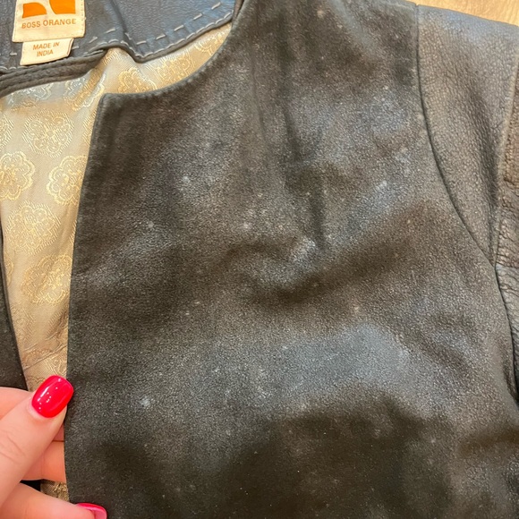 Boss leather jacket - Picture 2 of 5